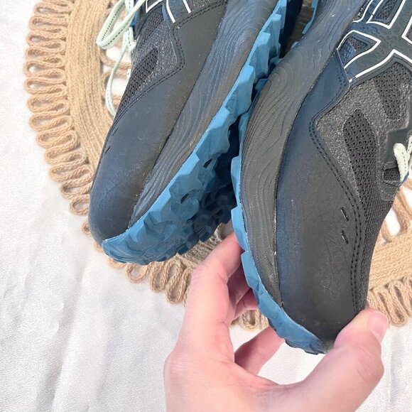 ASICS Gel-Sonoma 7 GORE-TEX Black Ink Teal Sneakers Size 12